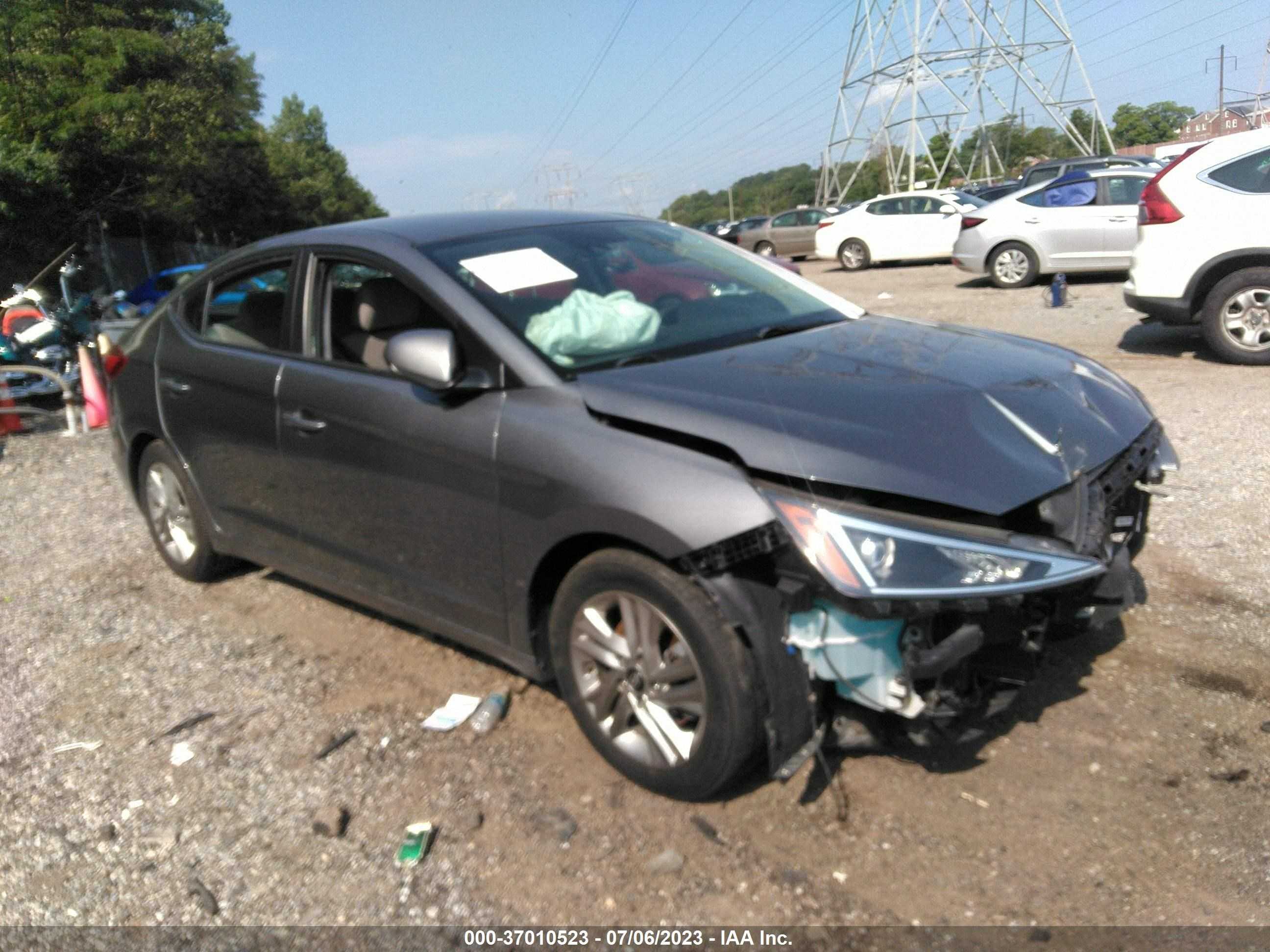 HYUNDAI ELANTRA 2019 kmhd84lfxku823561