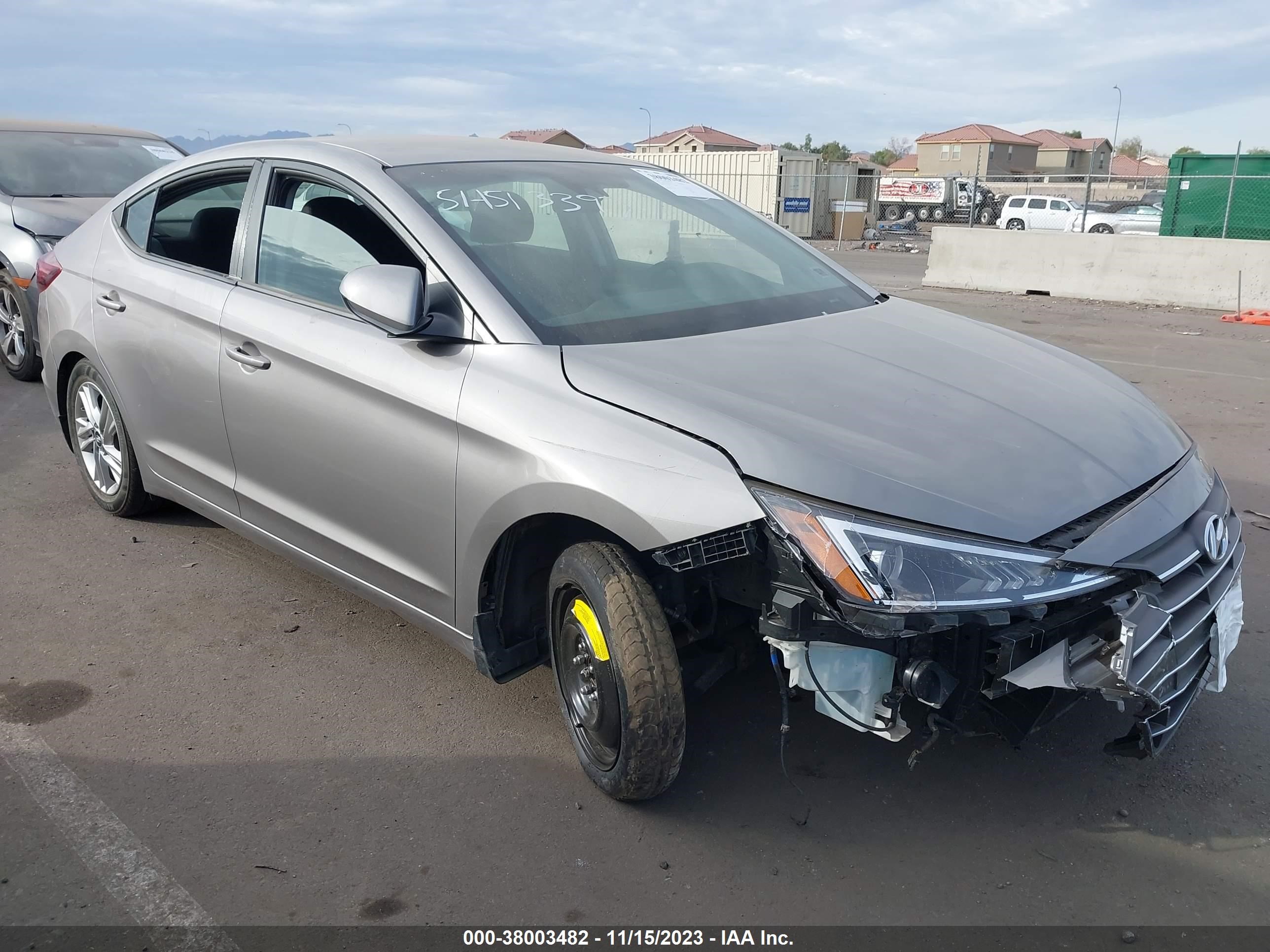 HYUNDAI ELANTRA 2020 kmhd84lfxlu915772