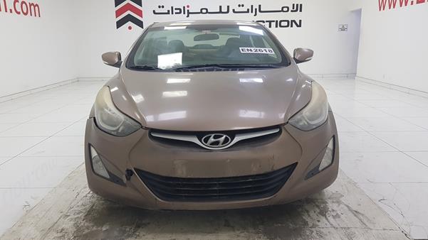 HYUNDAI ELANTRA 2015 kmhdg41c4fu214886