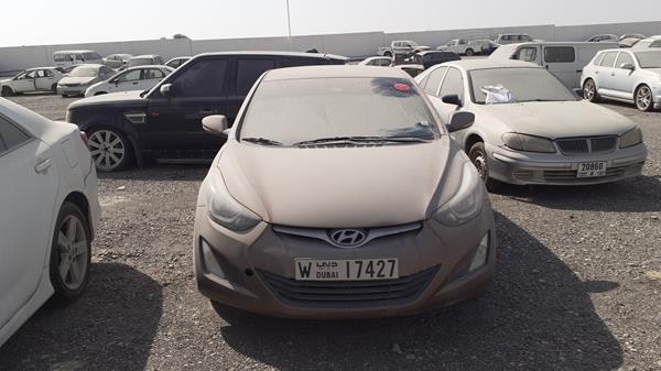 HYUNDAI ELANTRA 2016 kmhdg41c5gu474151