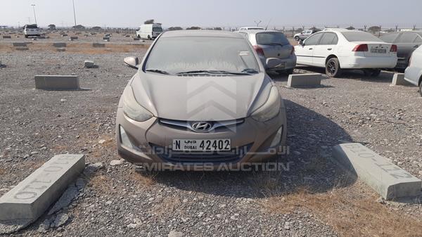 HYUNDAI ELANTRA 2015 kmhdg41c6fu407346