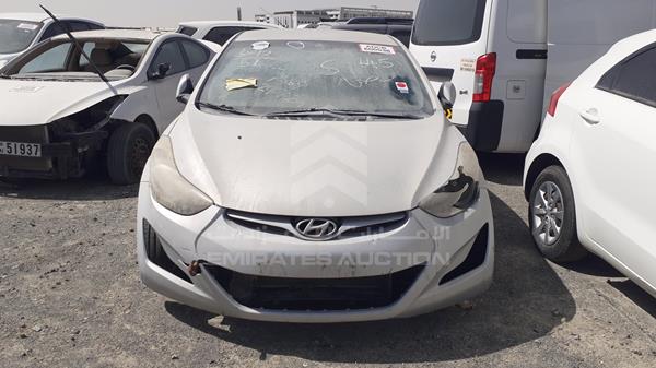 HYUNDAI ELANTRA 2014 kmhdg41e1eu862816