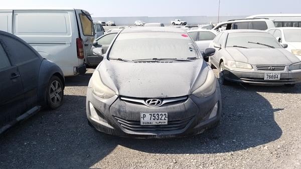 HYUNDAI ELANTRA 2015 kmhdg41e2fu126842