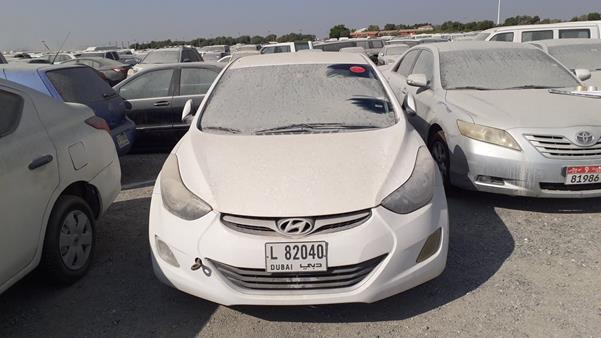 HYUNDAI ELANTRA 2014 kmhdg41e8eu885137