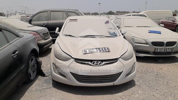 HYUNDAI ELANTRA 2015 kmhdg41e8fu311557