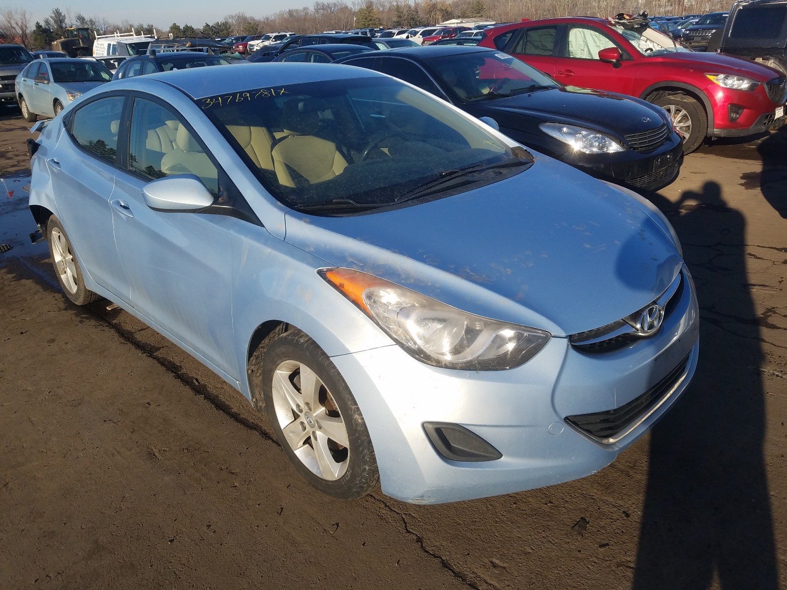 HYUNDAI ELANTRA GL 2011 kmhdh4ae0bu092861