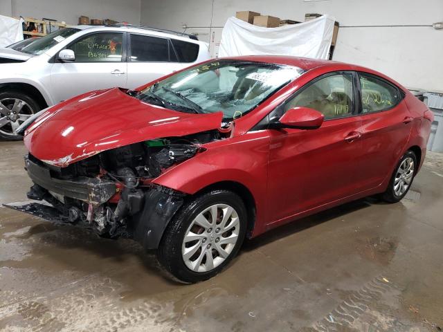 HYUNDAI ELANTRA GL 2012 kmhdh4ae0cu281219