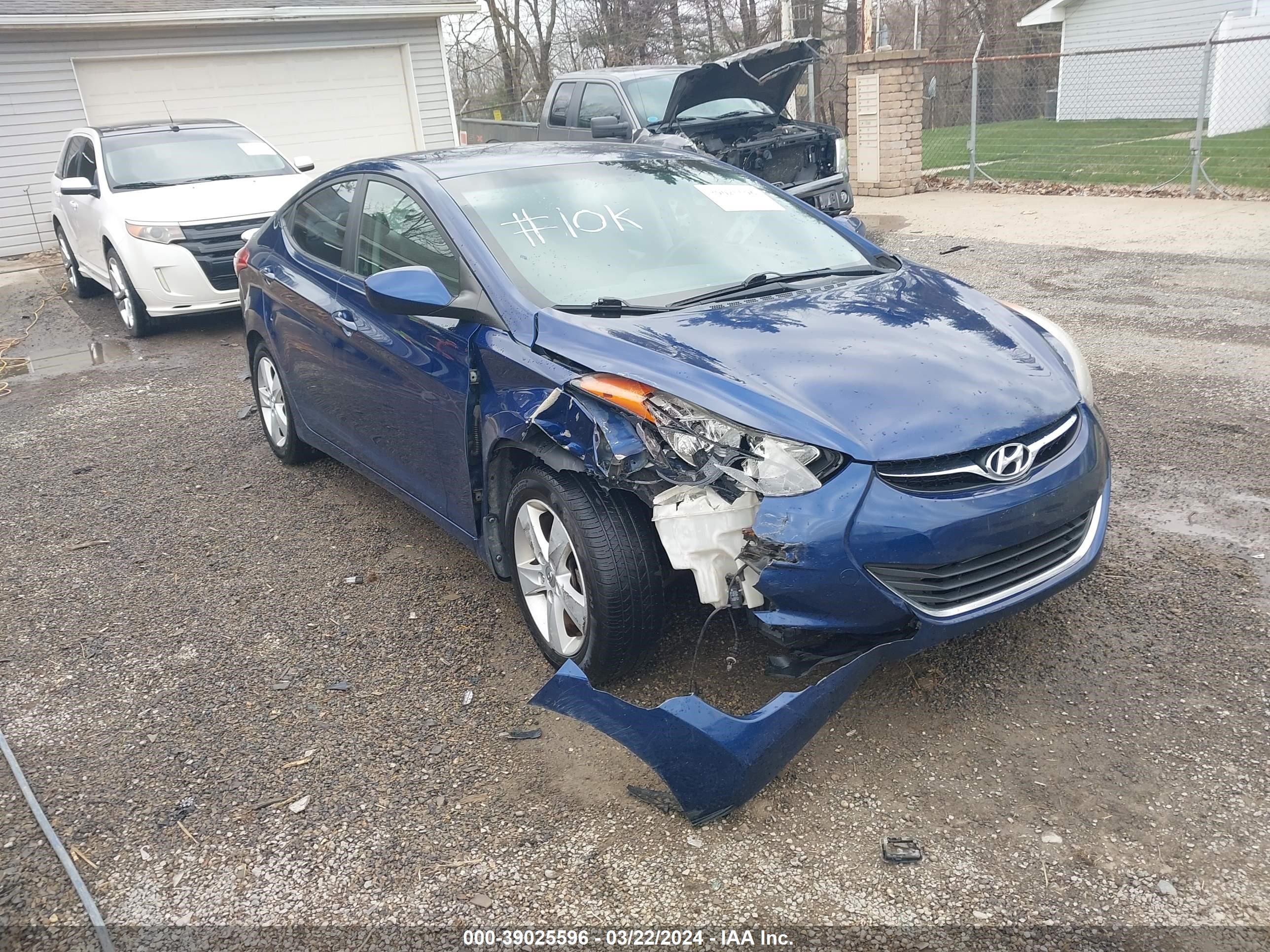 HYUNDAI ELANTRA 2013 kmhdh4ae0du520916