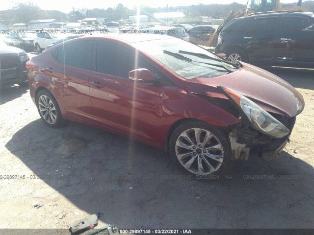 HYUNDAI ELANTRA 2013 kmhdh4ae0du721568