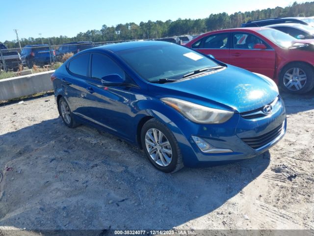 HYUNDAI ELANTRA 2014 kmhdh4ae0eu031515