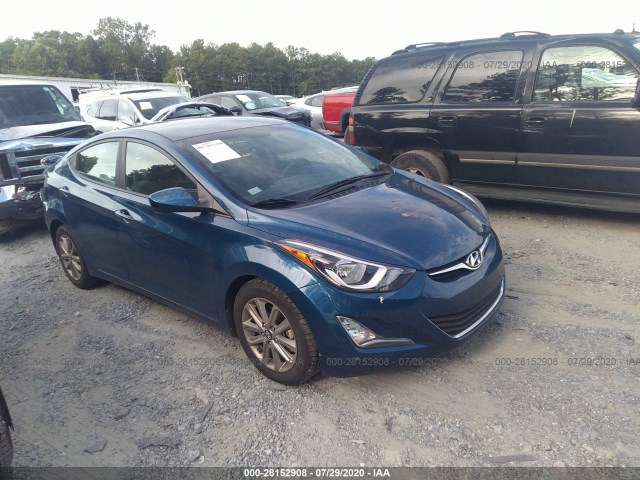 HYUNDAI ELANTRA 2014 kmhdh4ae0eu048394