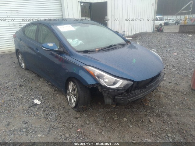 HYUNDAI ELANTRA 2014 kmhdh4ae0eu048458