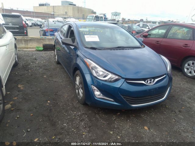 HYUNDAI ELANTRA 2014 kmhdh4ae0eu049853