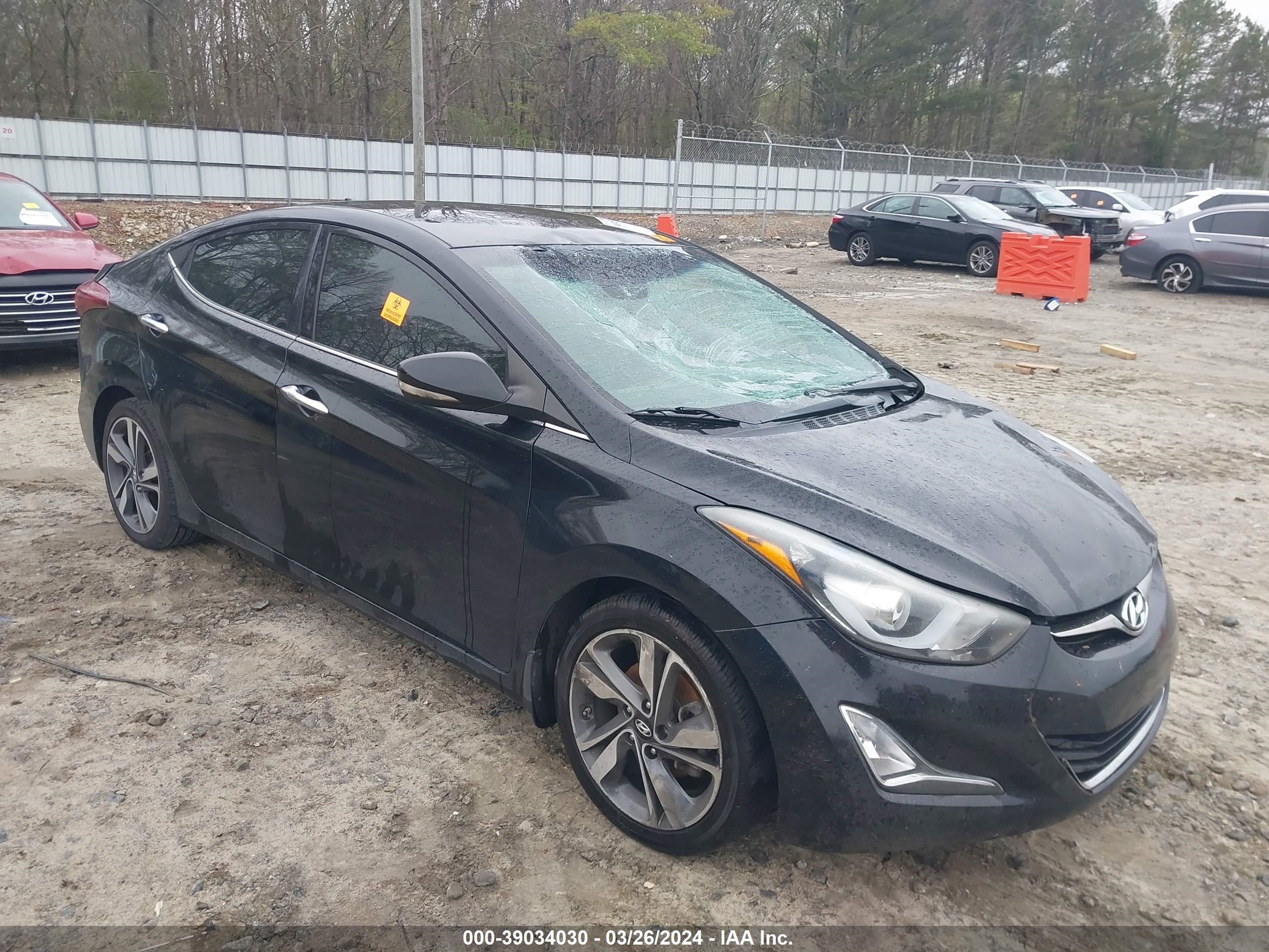 HYUNDAI ELANTRA 2014 kmhdh4ae0eu100493