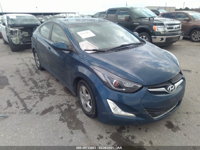 HYUNDAI ELANTRA 2014 kmhdh4ae0eu114524