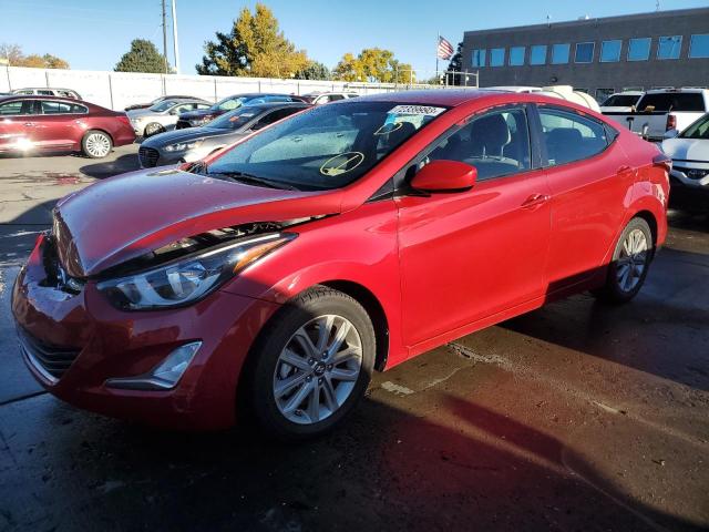 HYUNDAI ELANTRA SE 2014 kmhdh4ae0eu133333