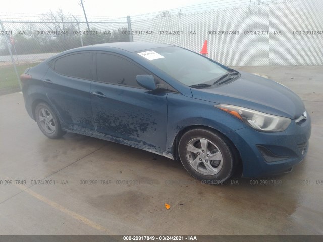 HYUNDAI ELANTRA 2014 kmhdh4ae0eu164372