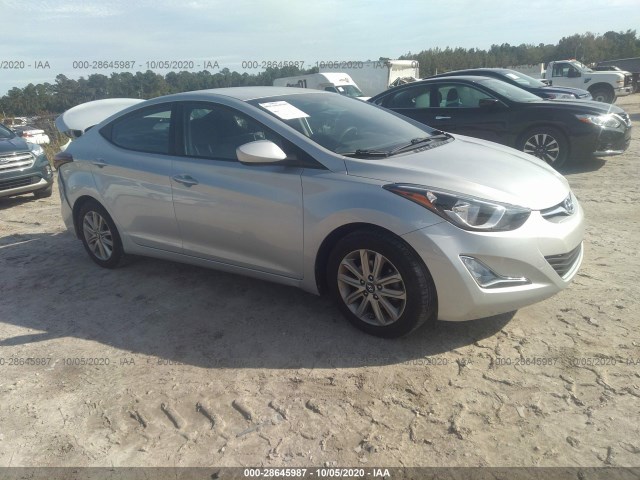 HYUNDAI ELANTRA 2014 kmhdh4ae0eu165134