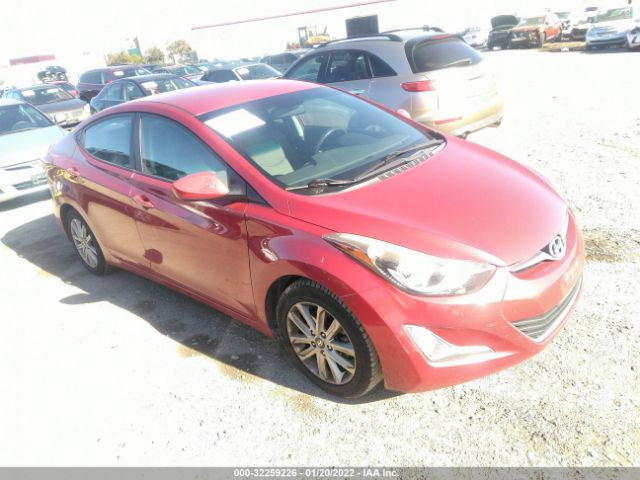 HYUNDAI ELANTRA 2014 kmhdh4ae0eu172925