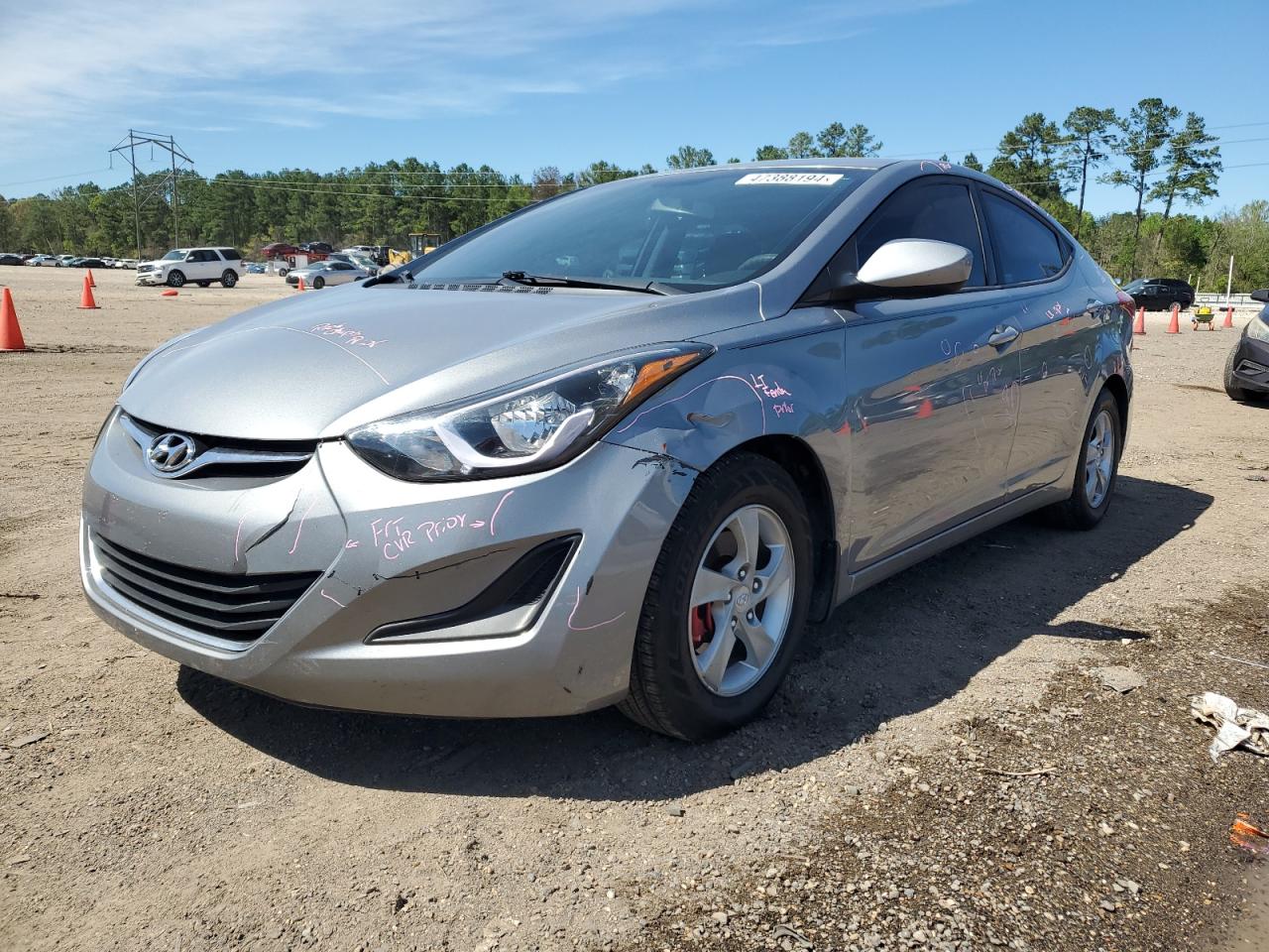 HYUNDAI ELANTRA 2015 kmhdh4ae0fu223048