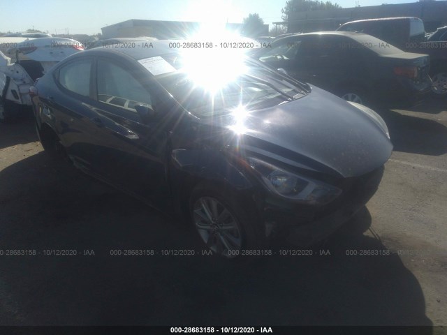 HYUNDAI ELANTRA 2015 kmhdh4ae0fu224541