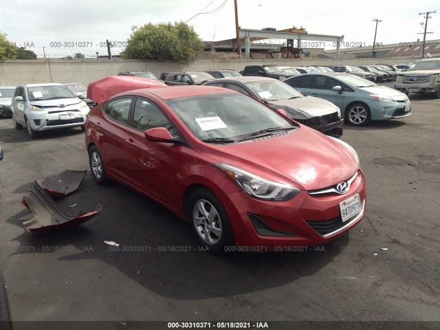 HYUNDAI ELANTRA 2015 kmhdh4ae0fu250721