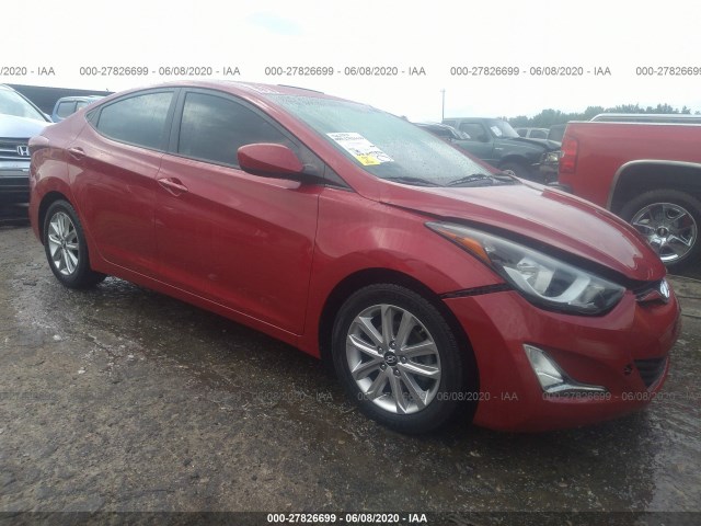 HYUNDAI ELANTRA 2015 kmhdh4ae0fu377873