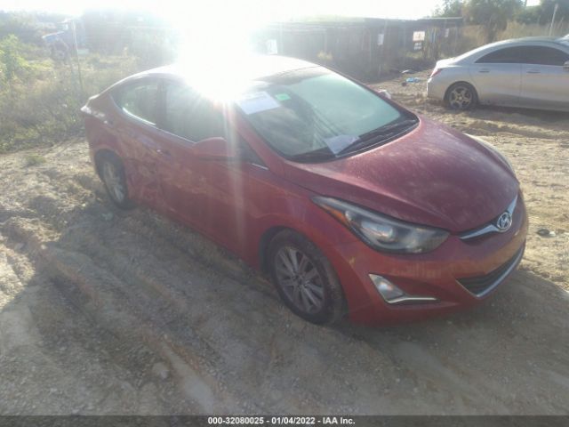 HYUNDAI ELANTRA 2015 kmhdh4ae0fu416400