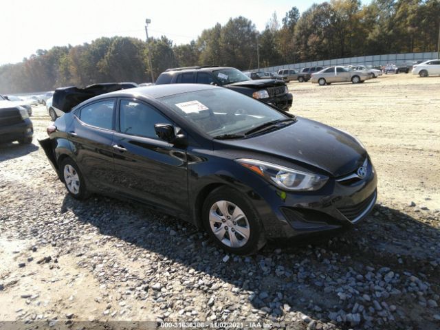 HYUNDAI ELANTRA 2016 kmhdh4ae0gu481118