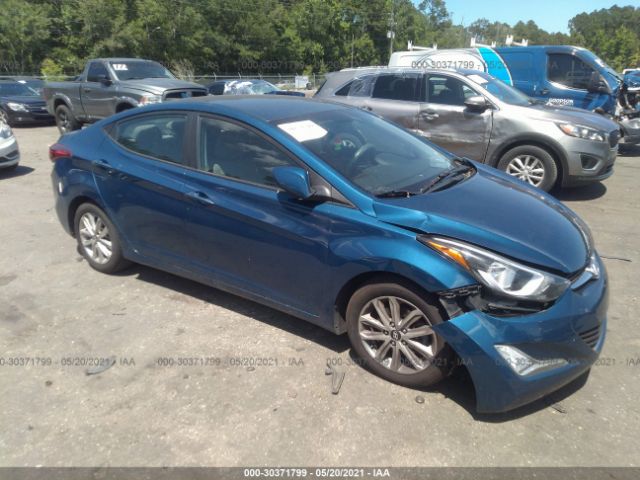 HYUNDAI ELANTRA 2016 kmhdh4ae0gu511055