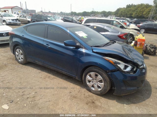 HYUNDAI ELANTRA 2016 kmhdh4ae0gu514747