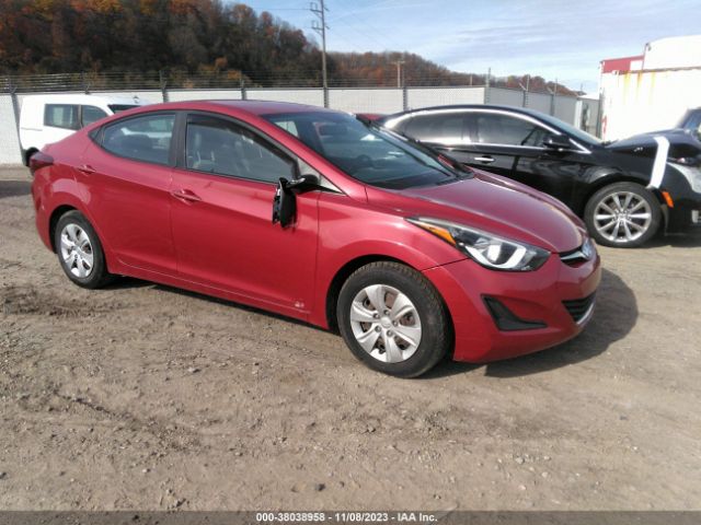 HYUNDAI ELANTRA 2016 kmhdh4ae0gu525554