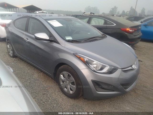 HYUNDAI ELANTRA 2016 kmhdh4ae0gu542869