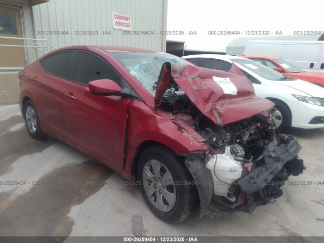 HYUNDAI ELANTRA 2016 kmhdh4ae0gu547585