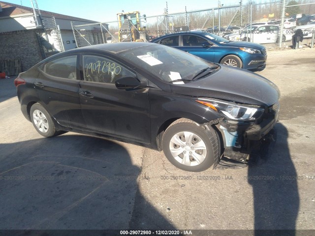 HYUNDAI ELANTRA 2016 kmhdh4ae0gu601788