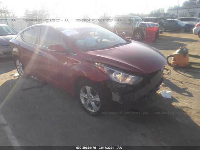 HYUNDAI ELANTRA 2016 kmhdh4ae0gu621930