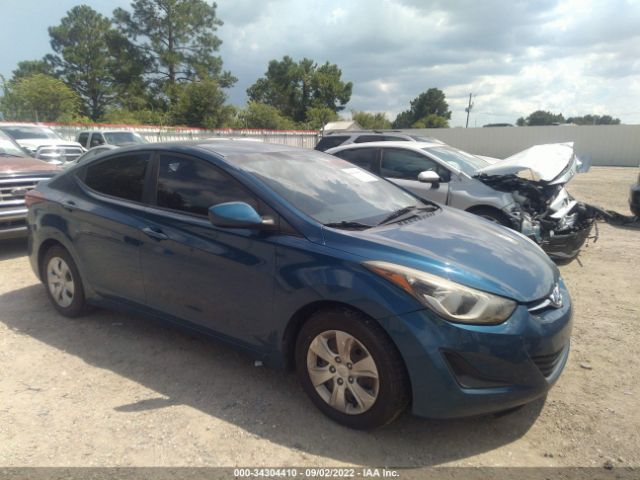 HYUNDAI ELANTRA 2016 kmhdh4ae0gu634127