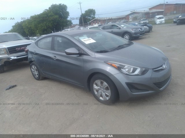 HYUNDAI ELANTRA 2016 kmhdh4ae0gu634144