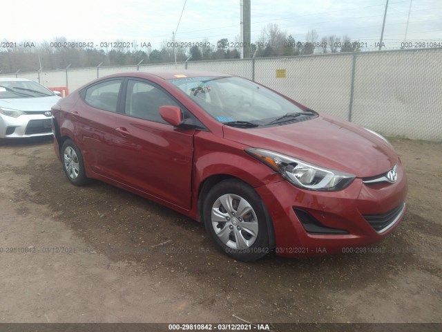 HYUNDAI ELANTRA 2016 kmhdh4ae0gu644821