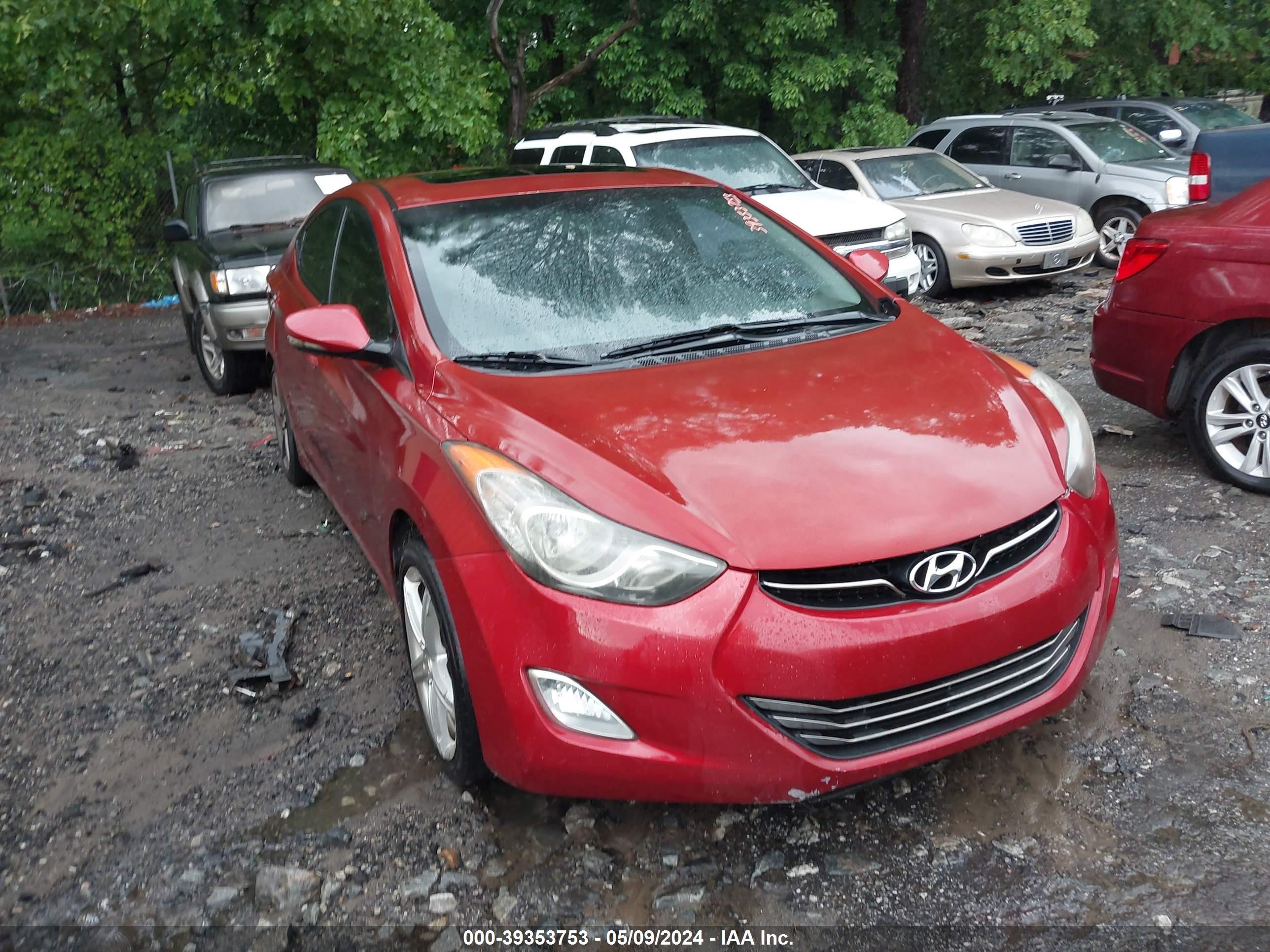 HYUNDAI ELANTRA 2012 kmhdh4ae1cu332369