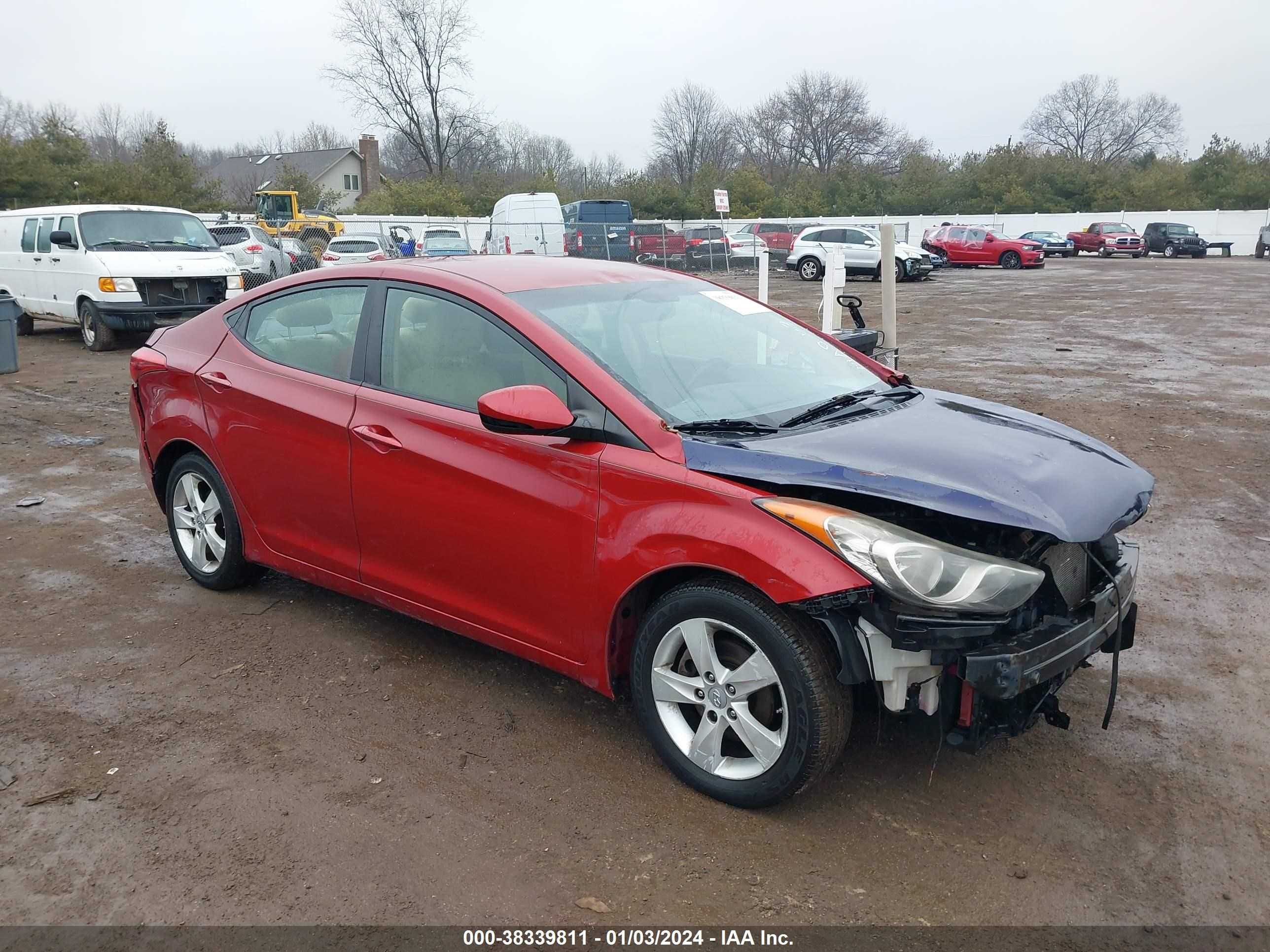 HYUNDAI ELANTRA 2012 kmhdh4ae1cu443519