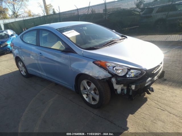 HYUNDAI ELANTRA 2013 kmhdh4ae1du624136