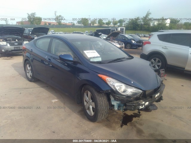 HYUNDAI ELANTRA 2013 kmhdh4ae1du738394