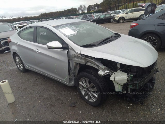 HYUNDAI ELANTRA 2014 kmhdh4ae1eu039008