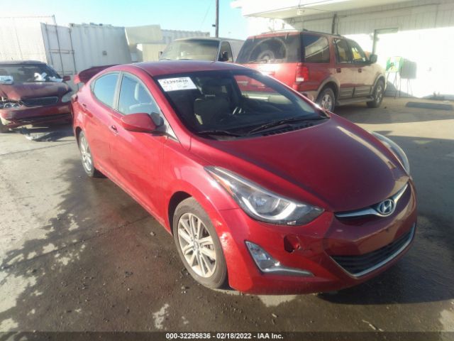 HYUNDAI ELANTRA 2014 kmhdh4ae1eu052857