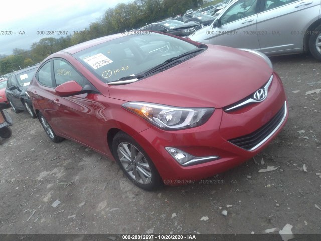 HYUNDAI ELANTRA 2014 kmhdh4ae1eu061400