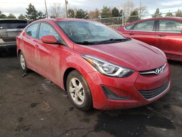 HYUNDAI ELANTRA SE 2014 kmhdh4ae1eu064281