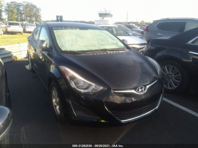 HYUNDAI ELANTRA 2014 kmhdh4ae1eu084496