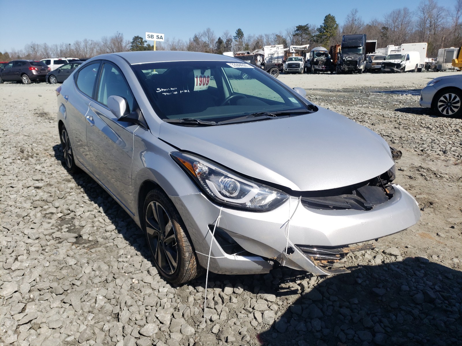 HYUNDAI ELANTRA SE 2014 kmhdh4ae1eu101619