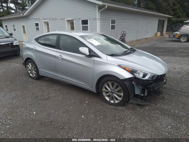 HYUNDAI ELANTRA 2014 kmhdh4ae1eu103046